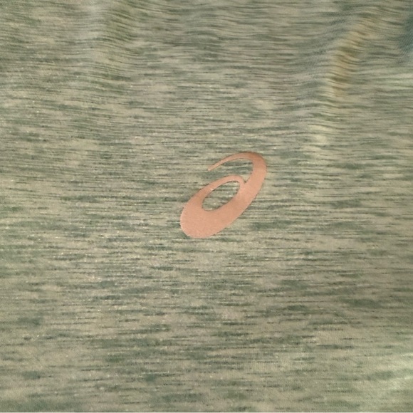 Asics Dorai Short Sleeve Tee Quick Dry Workout Shirt Heather Teal Men’s Size 2XL - Picture 3 of 11